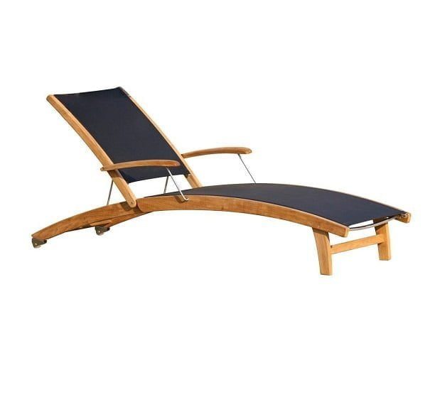 Rivera Teak Curve Sunbed