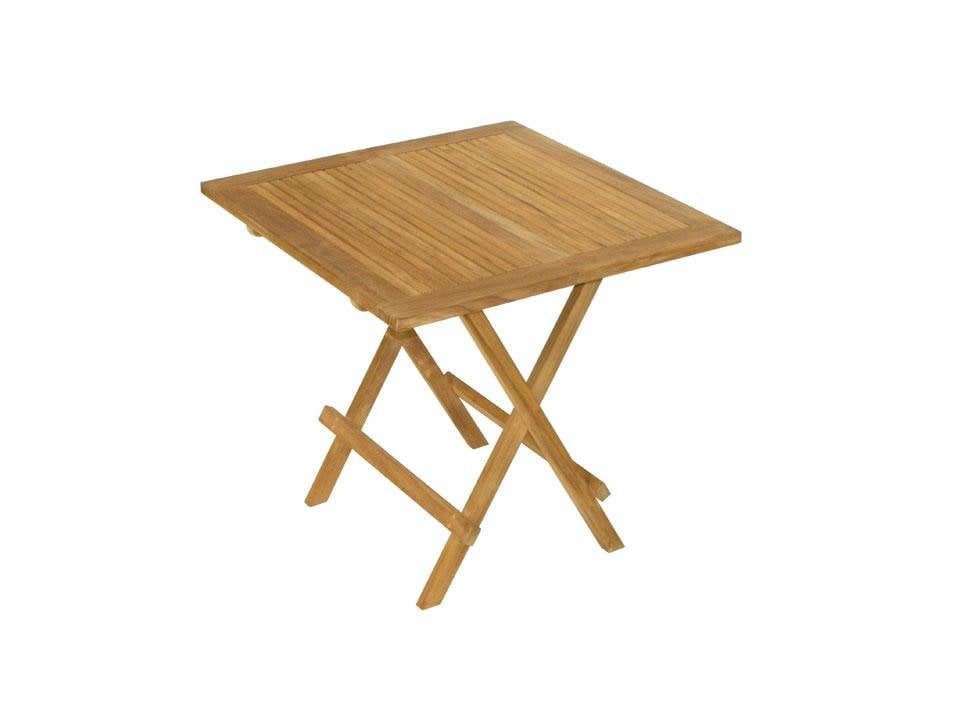 Teak Folding Square Table 85