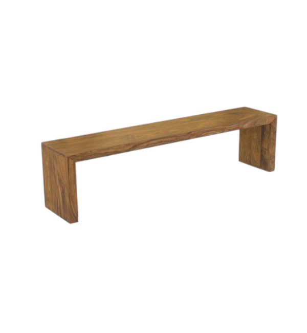 Rustic Solid Teak Bench – Durable Wooden Seating for Indoor spaces