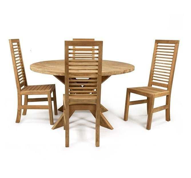 Reclaimed Teak Round Dining