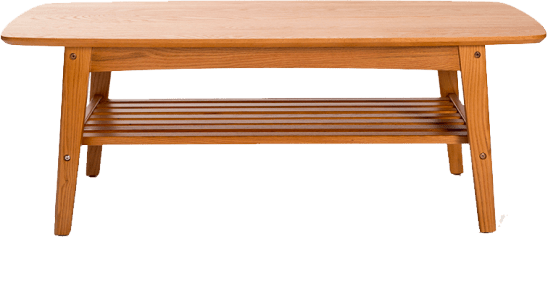 Sturdy and elegant teak furniture coffee table