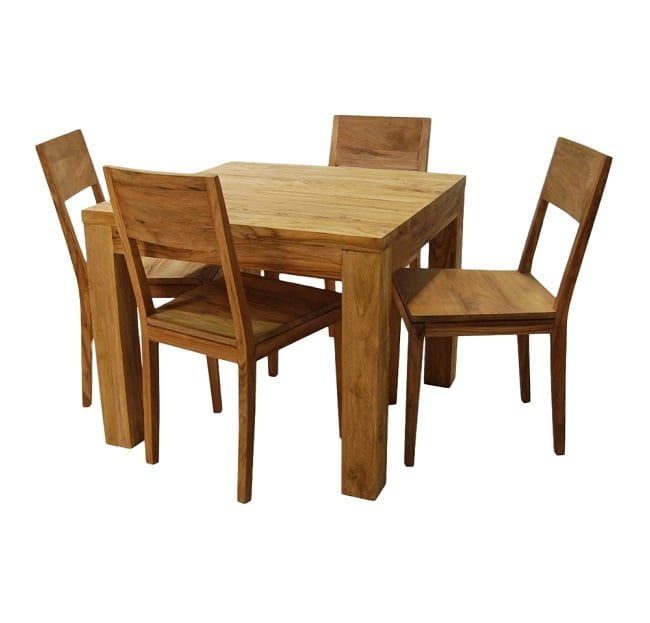 Teak Square Dining - 4 Seat