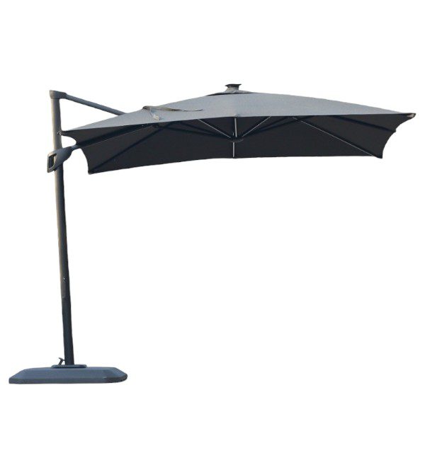 Cantilever garden umbrella 300cm for patio and outdoor shade