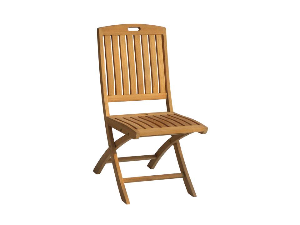 Teak Folding Side Chair - Denver