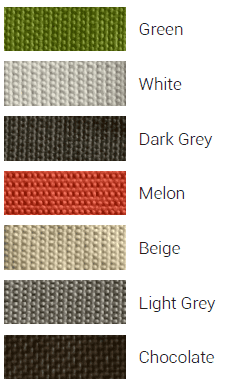 Sunproof fabric for outdoor furniture cushions