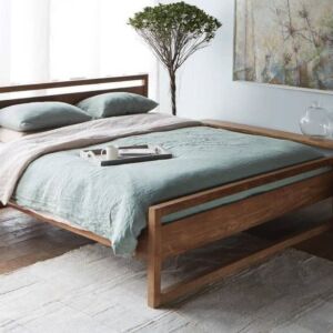 Sleigh Teak Bed