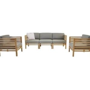 modern teak wood sofa set