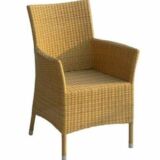 wicker arm chair