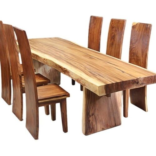 Suar wood Dining Table Set