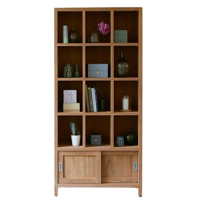 teak wood book shelves