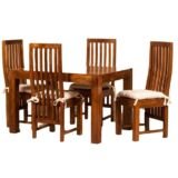 Solid wood Dining Room Sets, best teak furniture in Malaysia