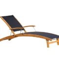 batyline sling teak curved sunbed