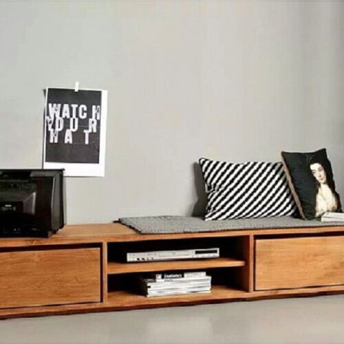 Minimalist Teak Entertainment Unit