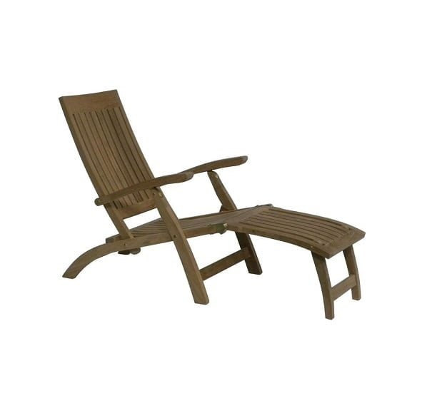 teak wood steamer chair