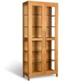 teak display cabinet Makes for a great modern showcase