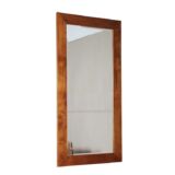 teak tall wall mirror