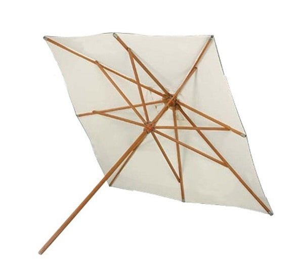 teak wood square umbrella