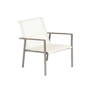 alzette stainless steel lounge chair