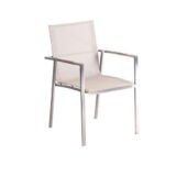 Outdoor Chairs Stackable Outdoor Dining Arm Chairs Batyline