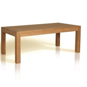 teak wood rectangular dining table