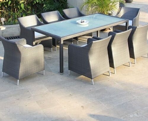 Belfort Wicker Dining Set