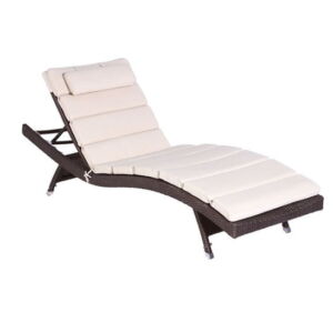 Wicker Wave Lounger