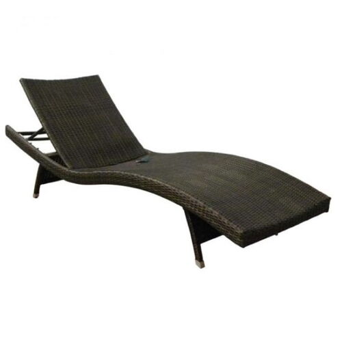 Wicker Wave Lounger