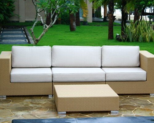 Harness Synthetic Wicker Sofa