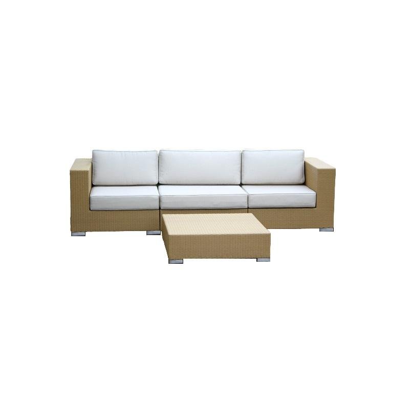 Outdoor Wicker Sofa Set, Synthetic Wicker Garden Furniture