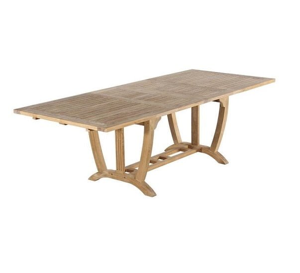 teak rectangular extension table