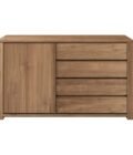 teak sideboard 1 door 4 drawers