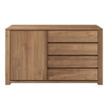 teak sideboard 1 door 4 drawers