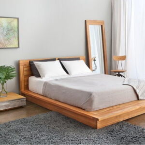 Modern Teak Bed Frame