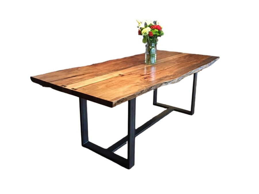 live edge suar dining table