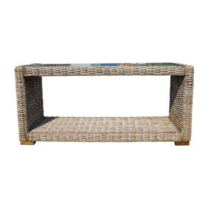 Wicker coffee table outdoor