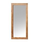 reclaimed teak wood mirror frame