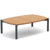 outdoor Teak Aluminum base coffee table