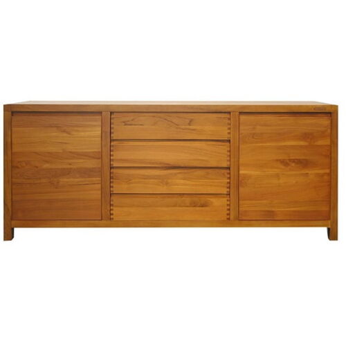 Teak Accent Buffet Cabinet