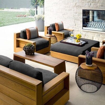 teak living room furniture