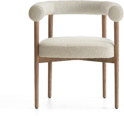 Teal wood dining Arm chair