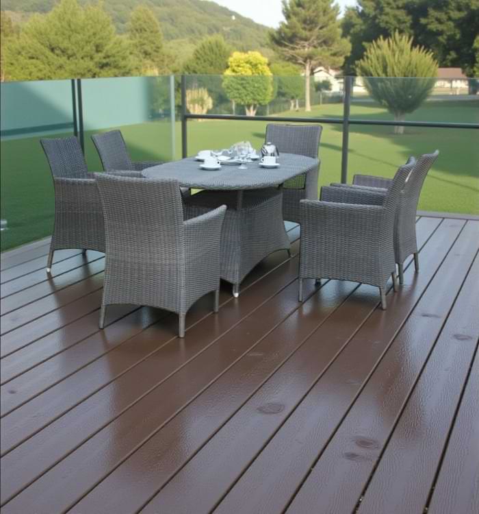 Wicker Oval Dining Table Set – elegant outdoor dining set with woven chairs for patio or garden