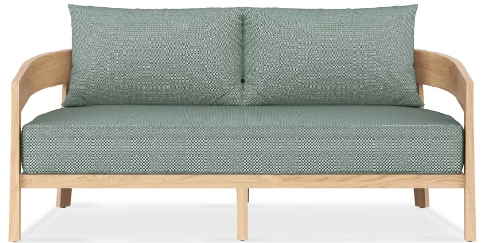 Vento Teak 2 seat lounge sofa