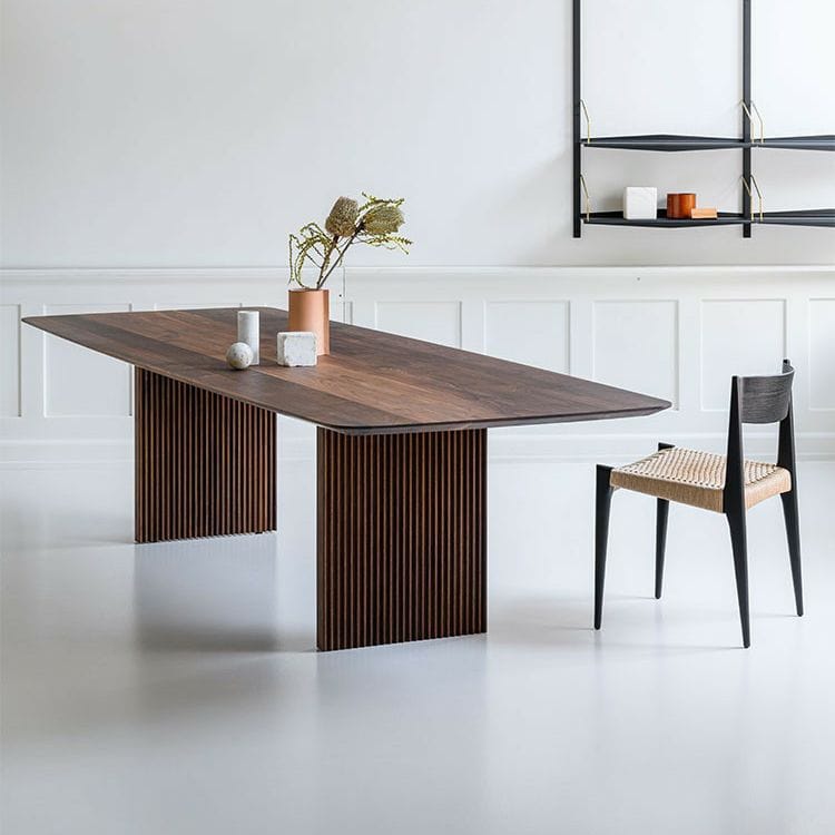 Modern Teak Dining Table - Image 3