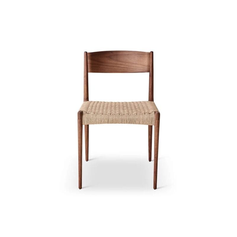 Solid teak wood dining chair for modern dining spaces